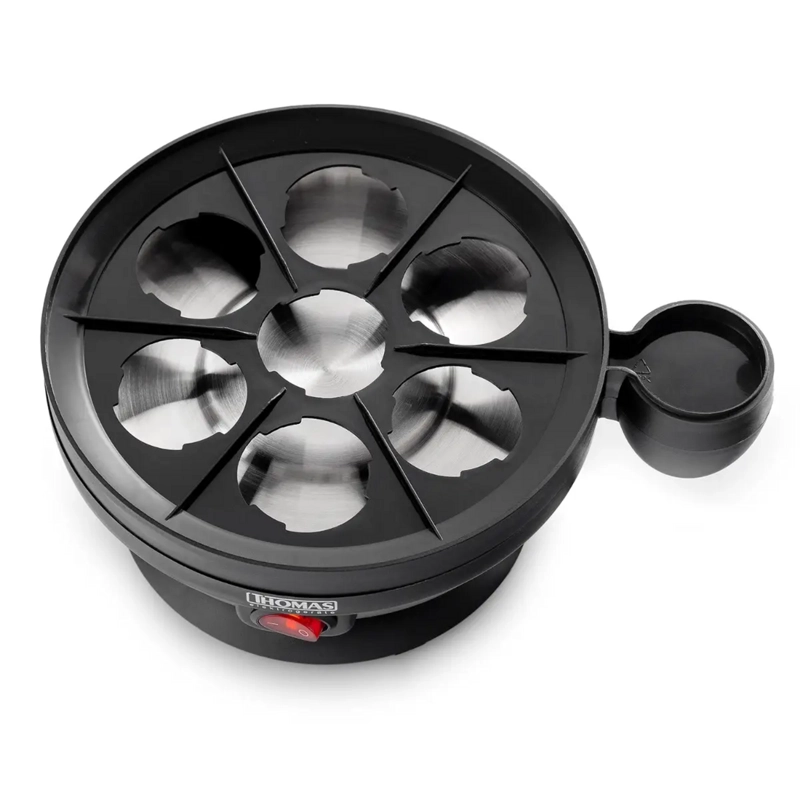 COCEDOR DE HUEVOS THOMAS TH-80 7 GALLINA 19 CODORNIZ VAPOR - 4