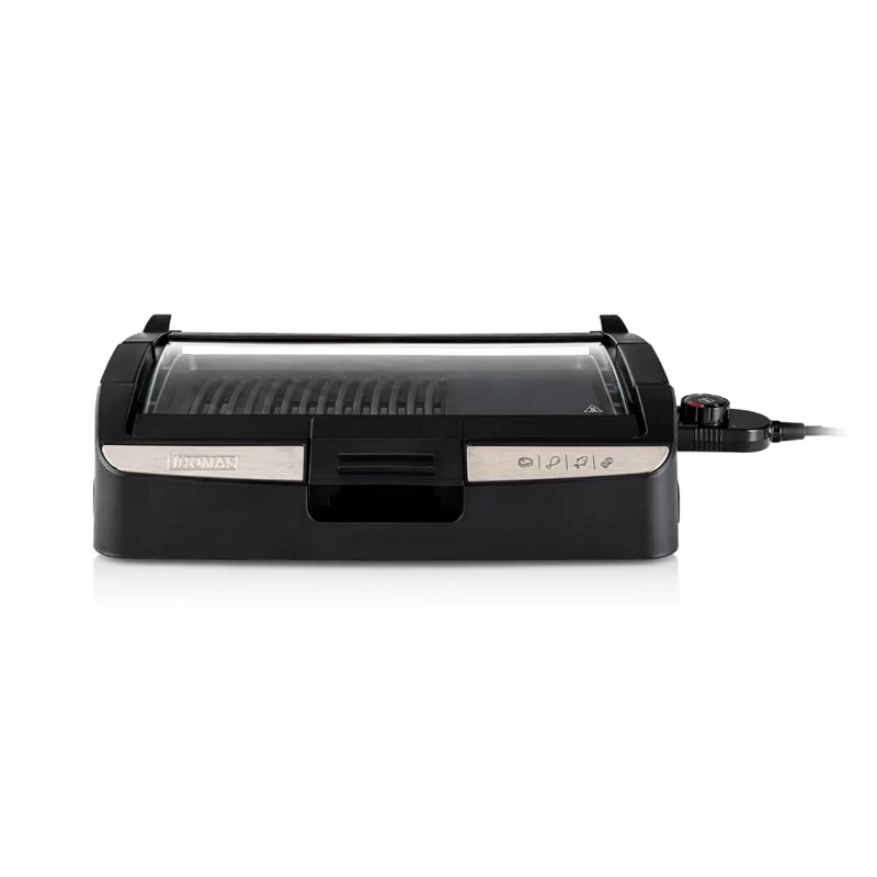 PARRILLA ELECTR THOMAS TH-224 1500W 225C TAPA LIMPIEZA FACIL - 4