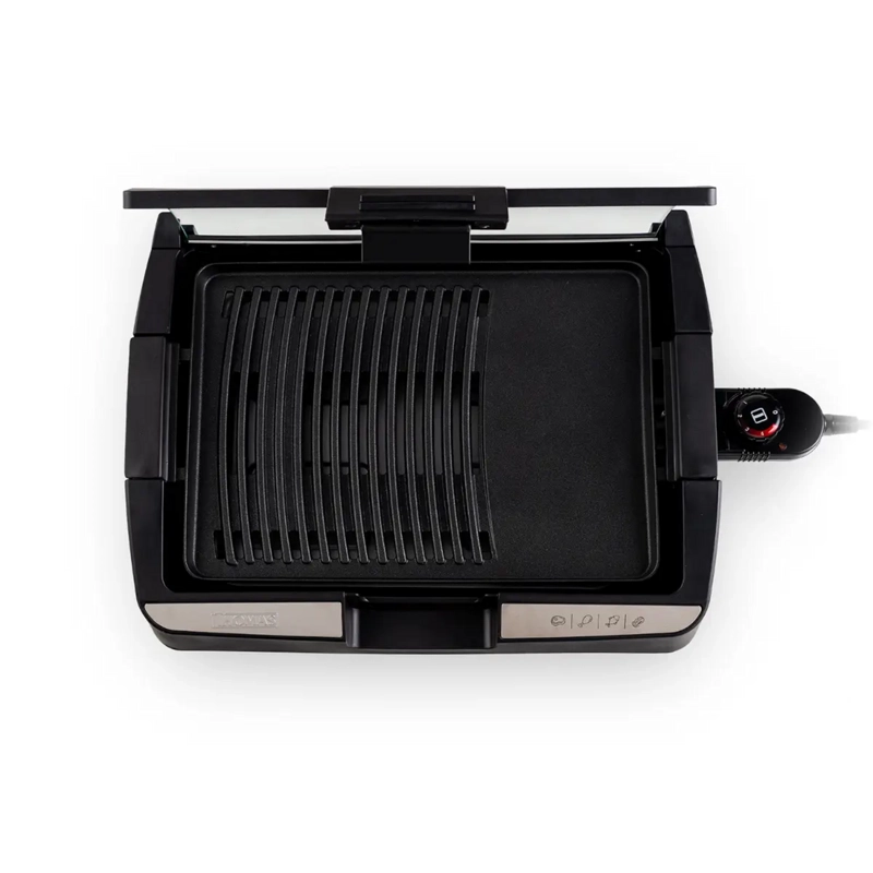 PARRILLA ELECTR THOMAS TH-224 1500W 225C TAPA LIMPIEZA FACIL - 6