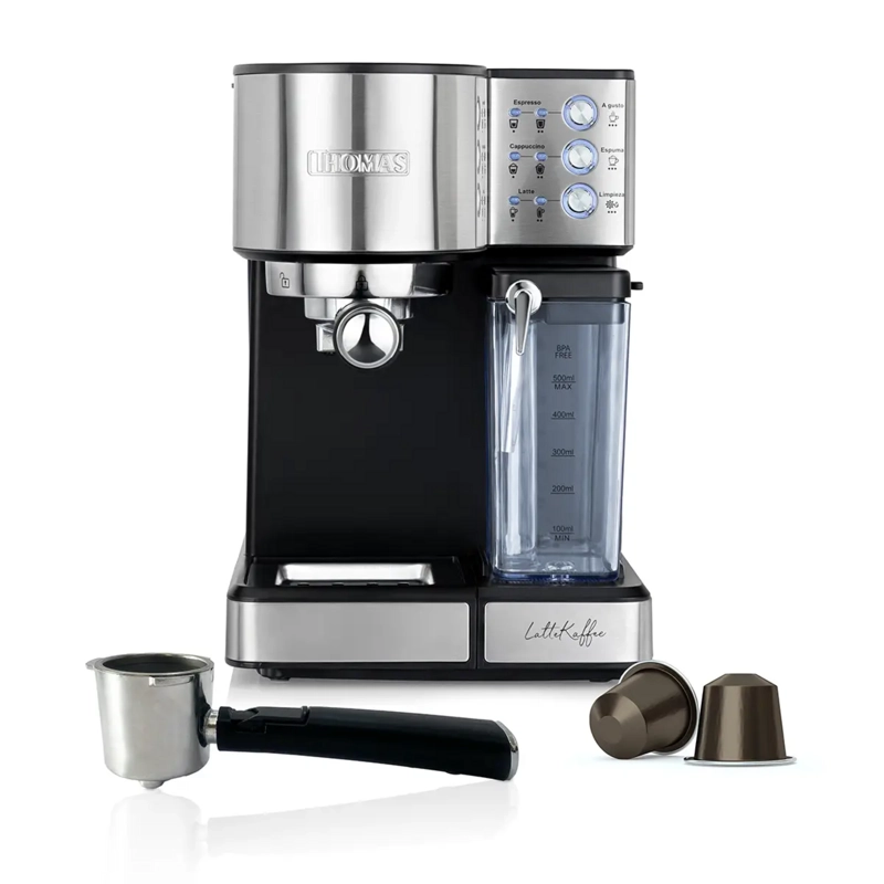 CAFETERA ESPRESSO THOMAS TH-160 DELI 15 BAR ESPUMADOR LATTE - 4