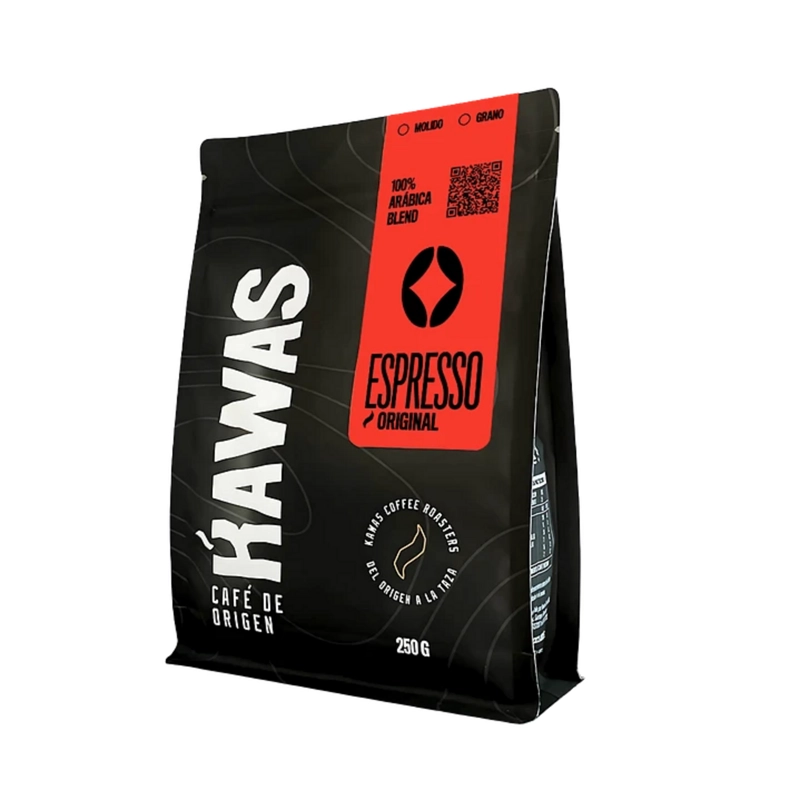 CAFE EN GRANO KAWAS ESPRESSO ARABICA ORIGINAL 250G - 1