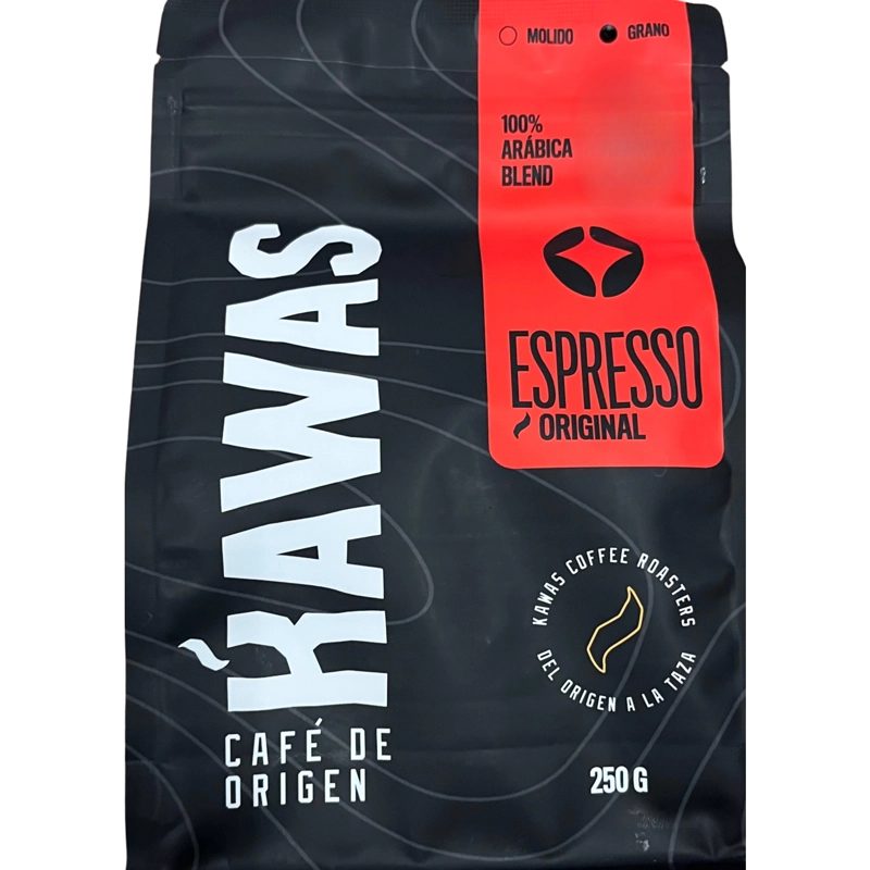 CAFE EN GRANO KAWAS ESPRESSO ARABICA ORIGINAL 250G - 2