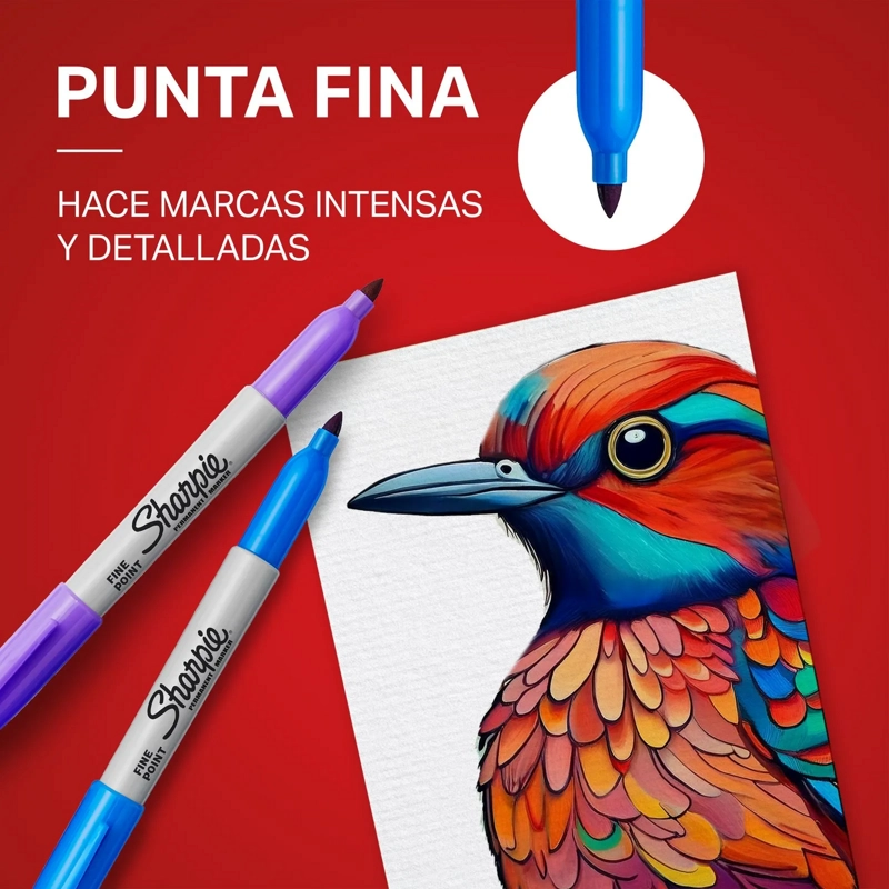RULETA SHARPIE ESPACIO PUNTA FINA 20 UNID EDICION LIMITADA - 4