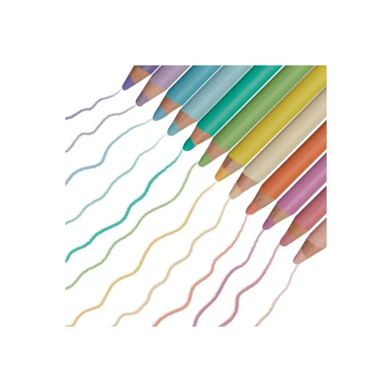 SET LAPICES DE COLORES PRISMACOLOR JUNIOR 12 UNIDADES PASTEL - 4
