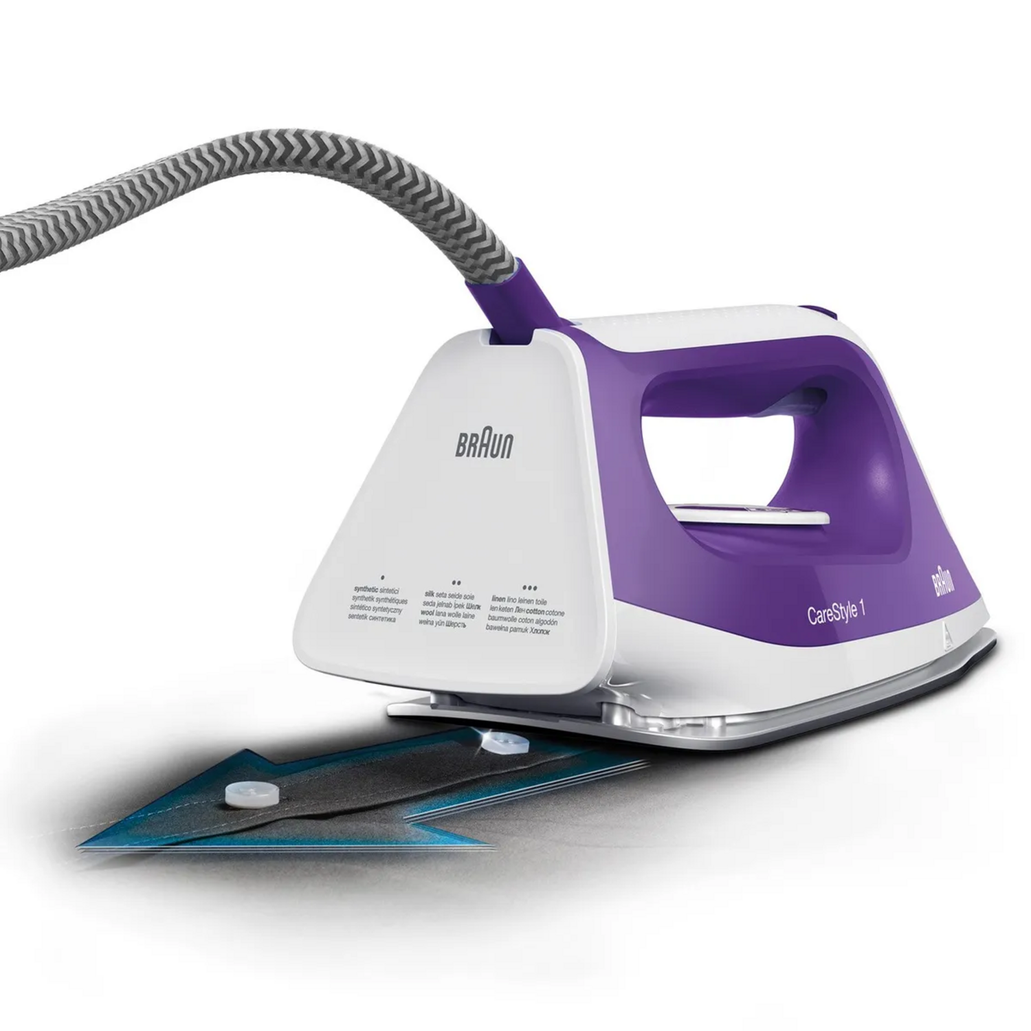CENTRO PLANCHADO BRAUN CARESTYLE 1 VAPOR ALTA PRESION 6B - 6