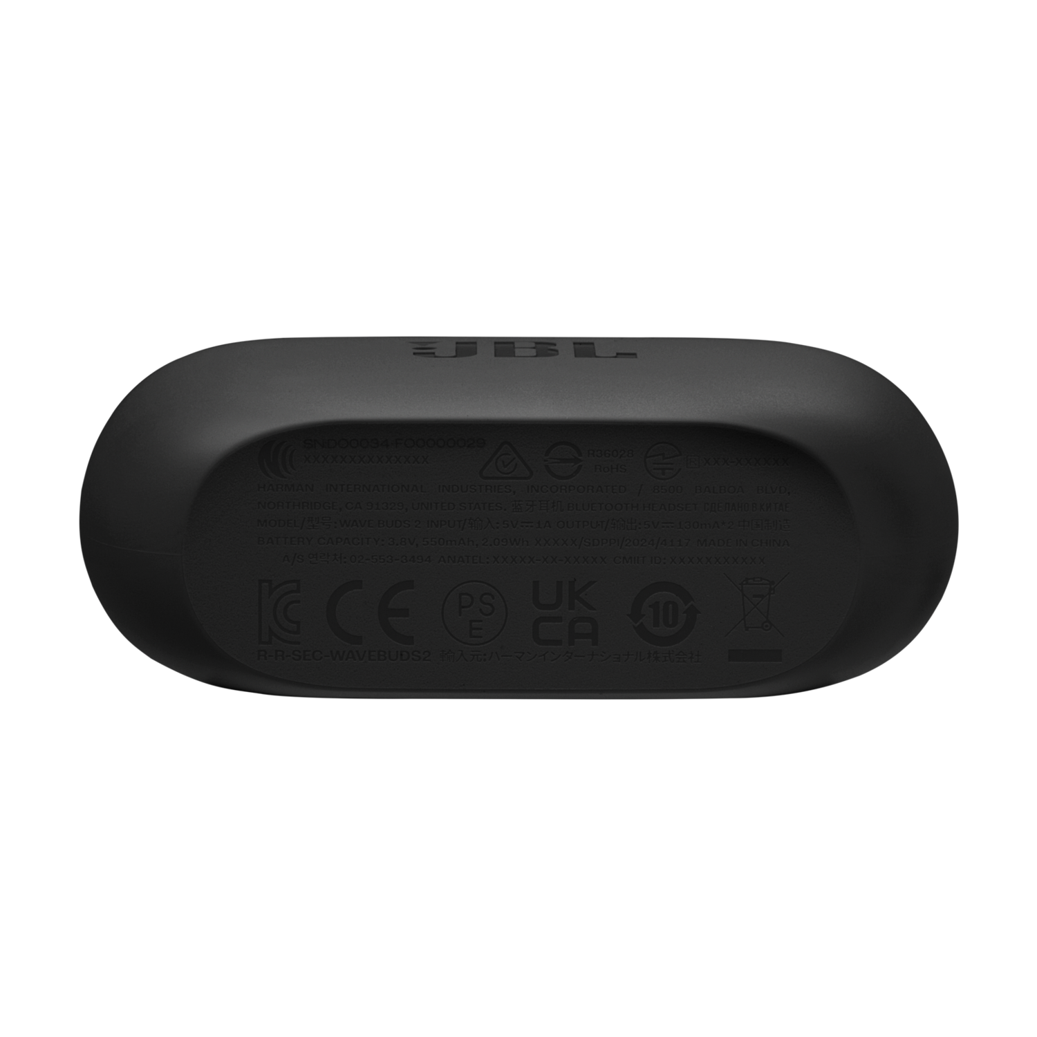 AUDIFONOS JBL WAVE BUDS 2 ANC 40H PURE BASS IP54 NEGRO - 7