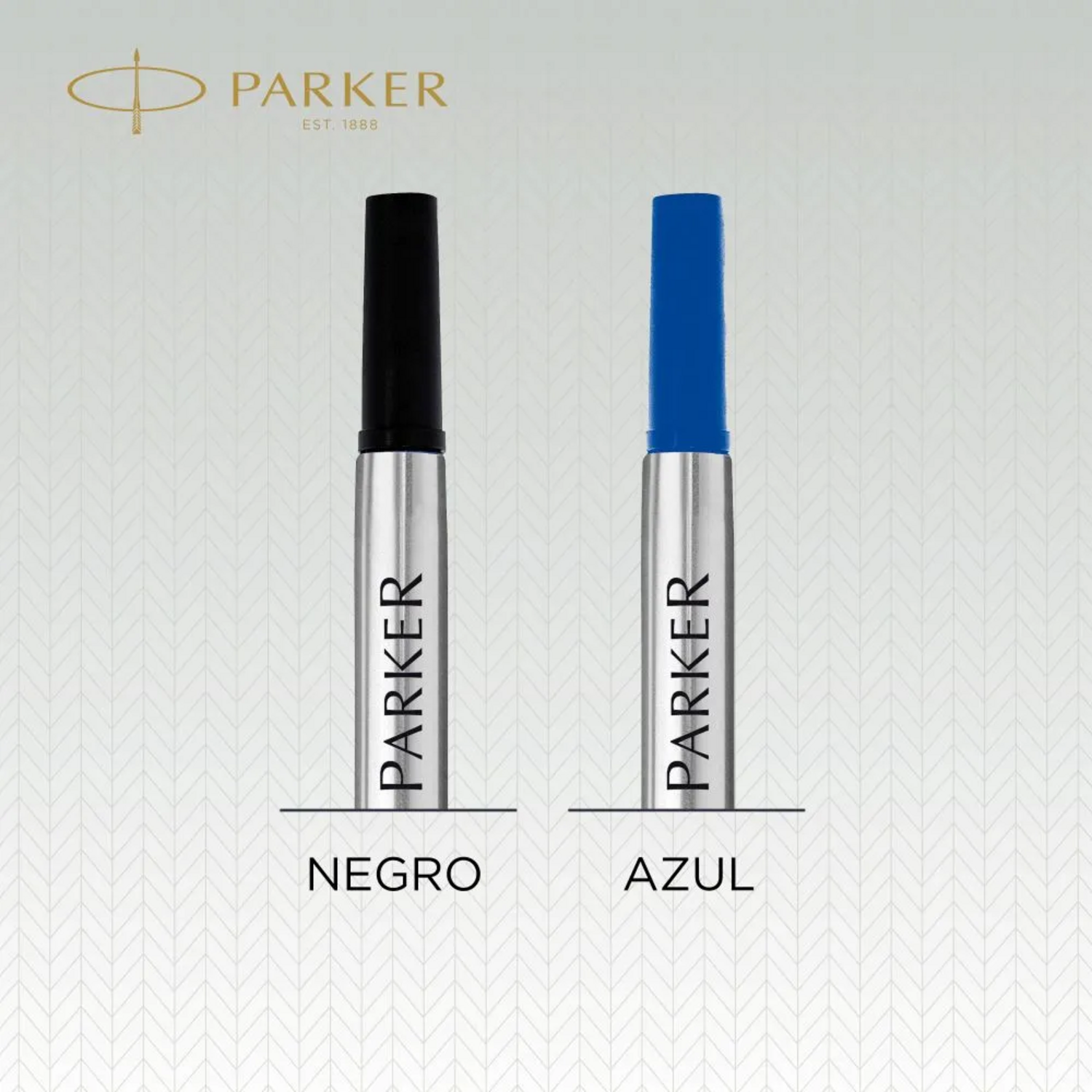 REPUESTO PARA ROLLERBALL PARKER AZUL QUINK 1 UNIDAD 0,7 MM - 4