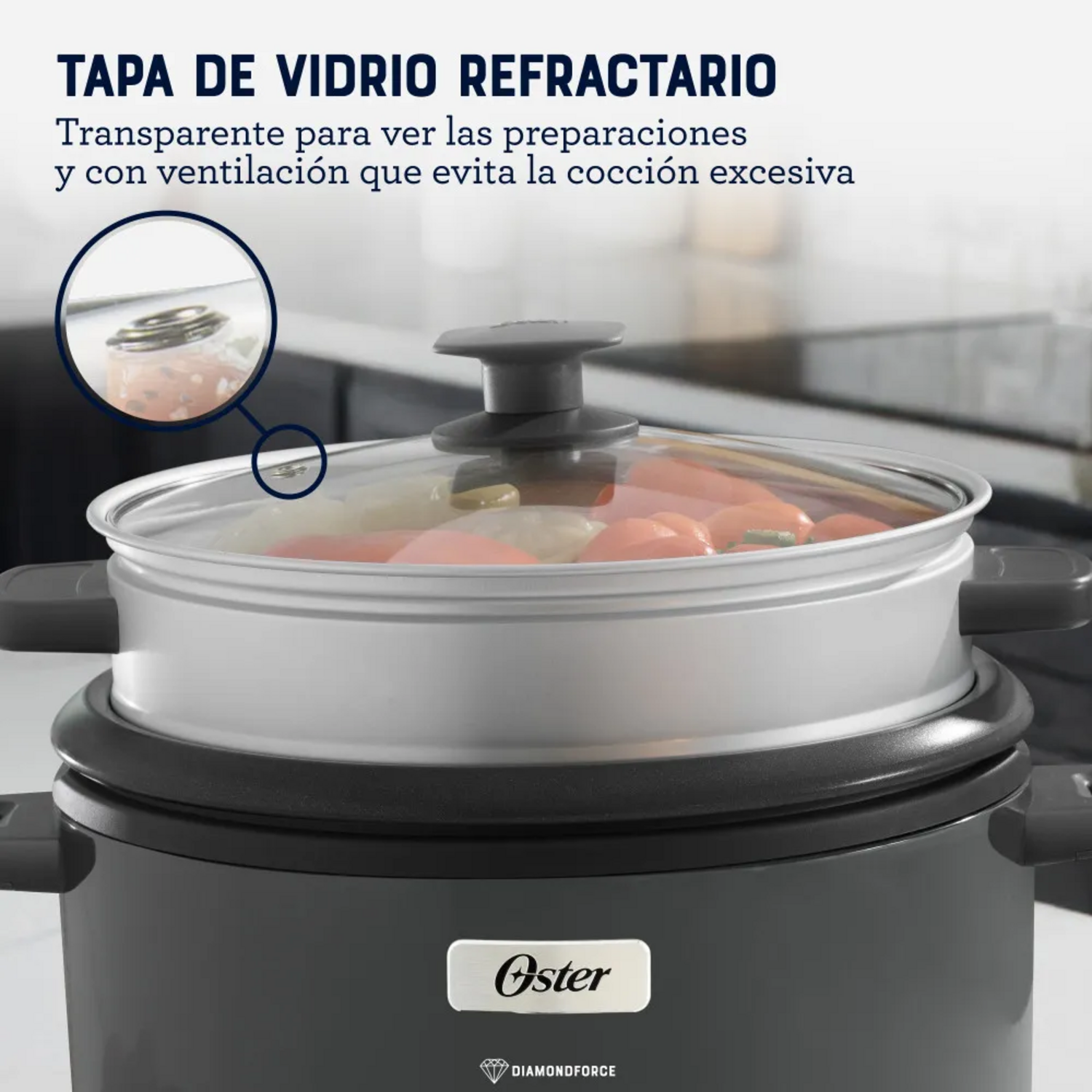 ARROCERA OSTER 12 TAZAS SOFRITO Y VAPORERA MOD 2212406 - 9