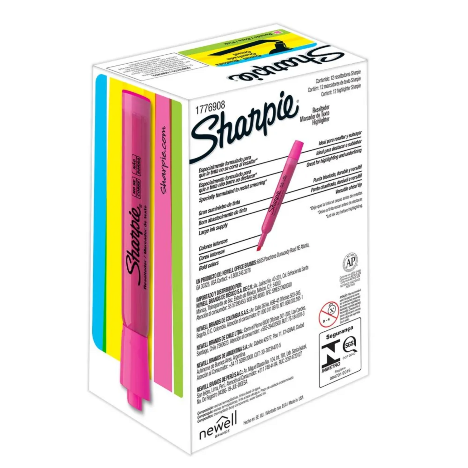 DESTACADOR SHARPIE TANK ROSADO INDIVIDUAL - 4