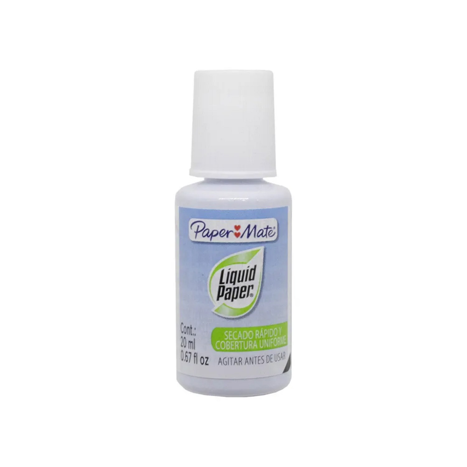 LIQUID PAPER BOTELLA 20 ML PAPER MATE BLANCO SECADO RAPIDO - 1