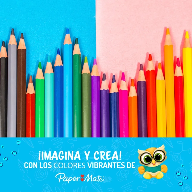 LAPICES DE COLORES HEXAGONAL PAPERMATE 24 COLORES - 2