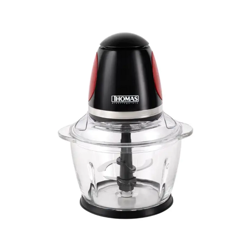 PICADORA THOMAS TH-9005V 200W VIDRIO 1L ONE TOUCH INOX - 1