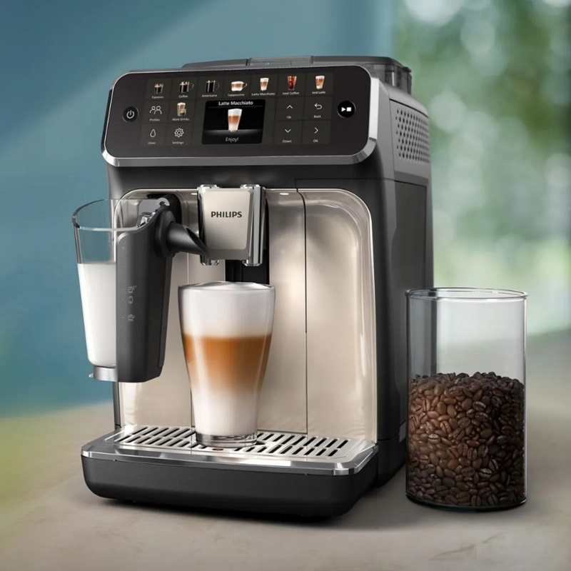CAFETERA PHILIPS SUPERAUTOMATICA EP5547 LATTEGO 20 BEBIDAS - 4