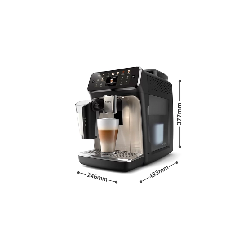 CAFETERA PHILIPS SUPERAUTOMATICA EP5547 LATTEGO 20 BEBIDAS - 5