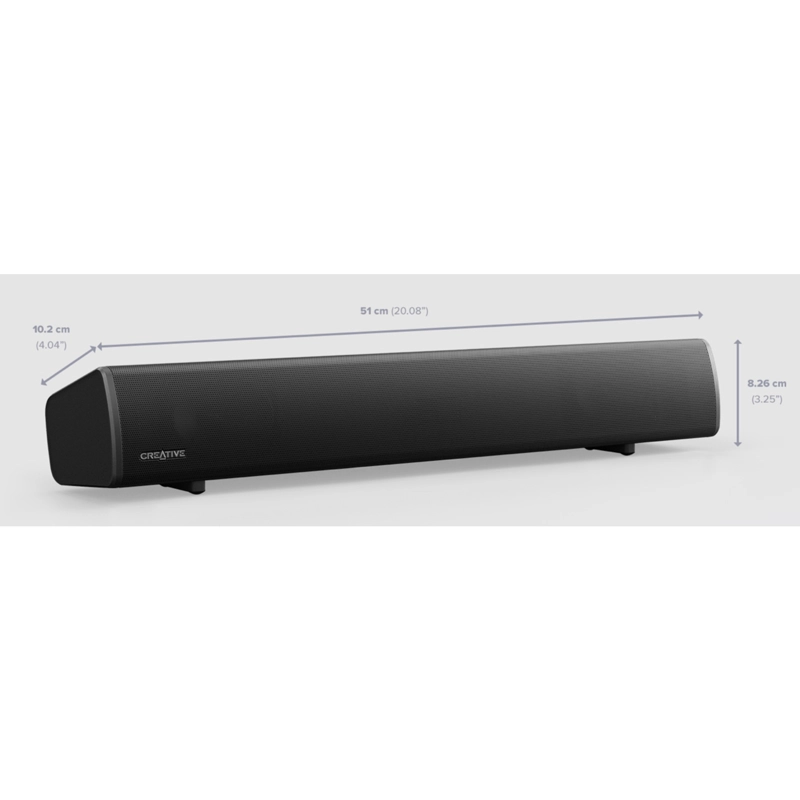 BARRA SONIDO CREATIVE GS5 RGB 60W USB-C BT OPTICO - 3