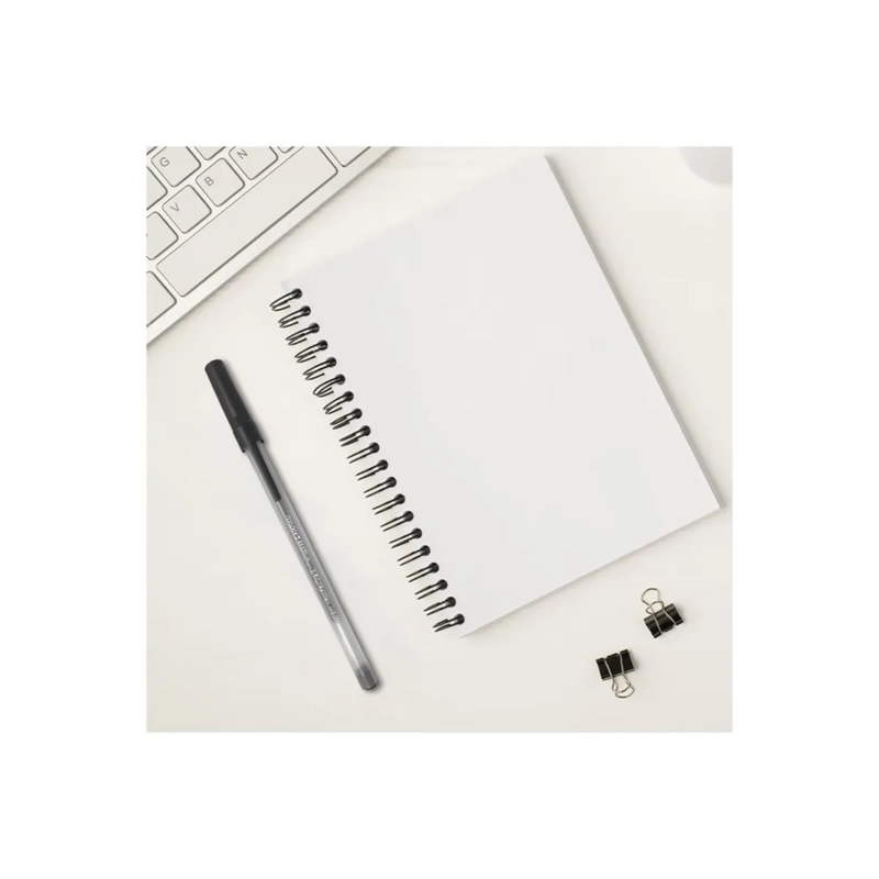 CAJA 60 BOLIGRAFOS PAPERMATE ECONOMICO KILOME TRICO NEGRO - 4