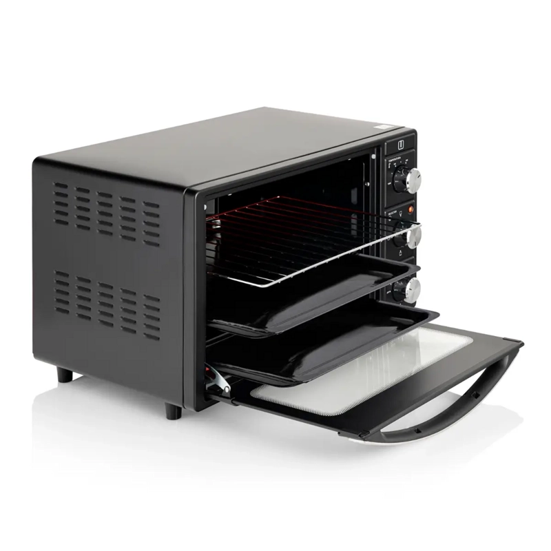HORNO ELE CTRICO 25 LITROS THOMAS TH-25N01 TIMER GRILL NEGRO - 8