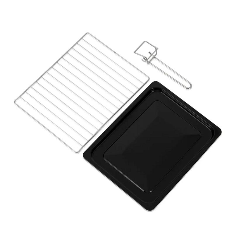 HORNO ELE CTRICO 25 LITROS THOMAS TH-25N01 TIMER GRILL NEGRO - 10