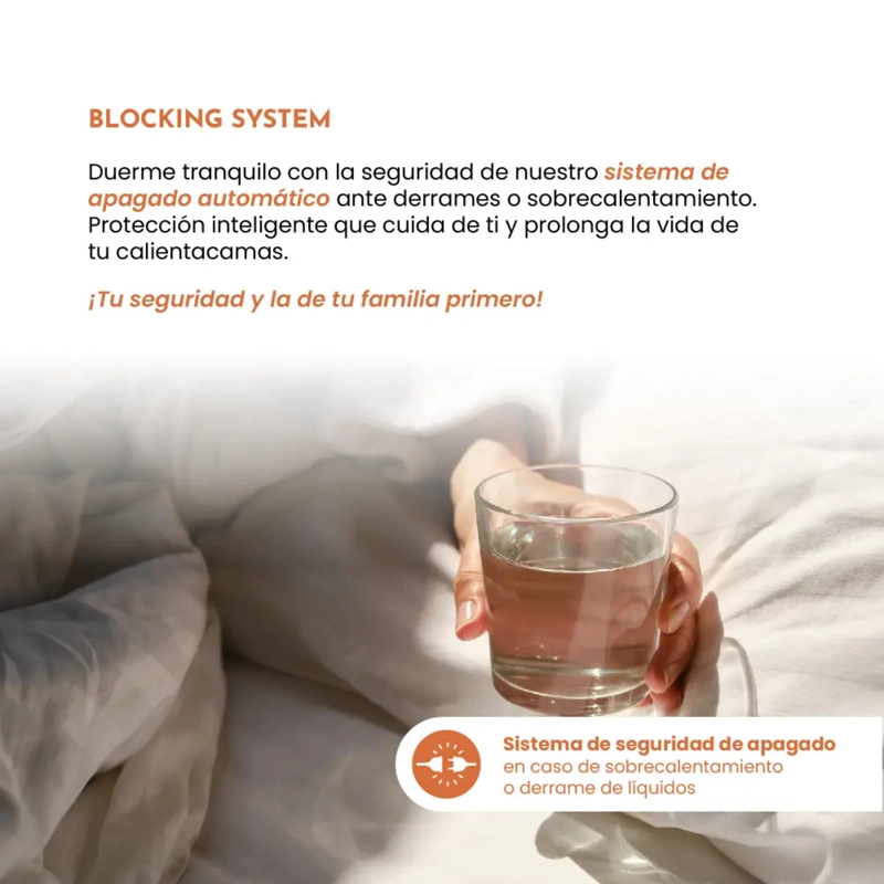 CALIENTA CAMA SIEGEN 1 PLAZA 60 W LAVABLE 3 TEMP SG-5010 - 9