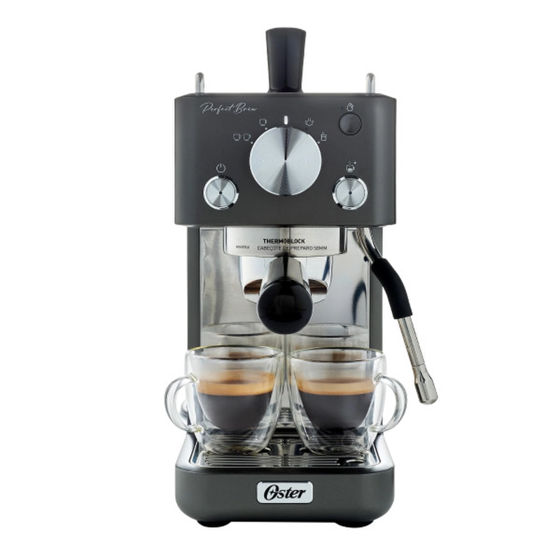 CAFETERA ESPRESSO OSTER PERFECT BREW 15 BARES 58 MM COMPACTA - 1
