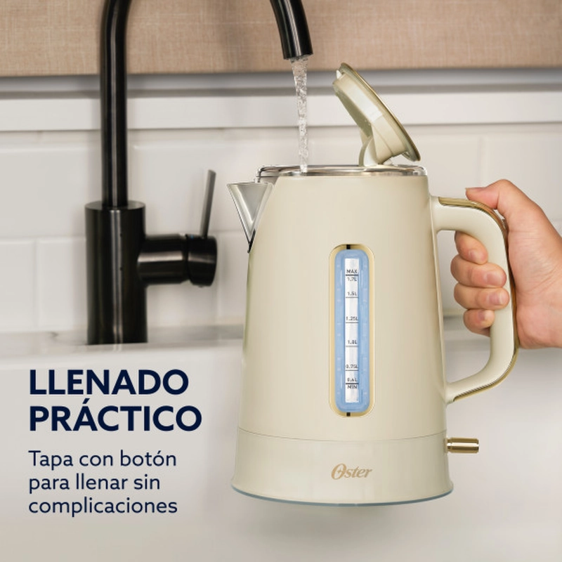 HERVIDOR OSTER PREMIUM BEIGE COLECCION 2026 1,7L LUZ 2000W - 6