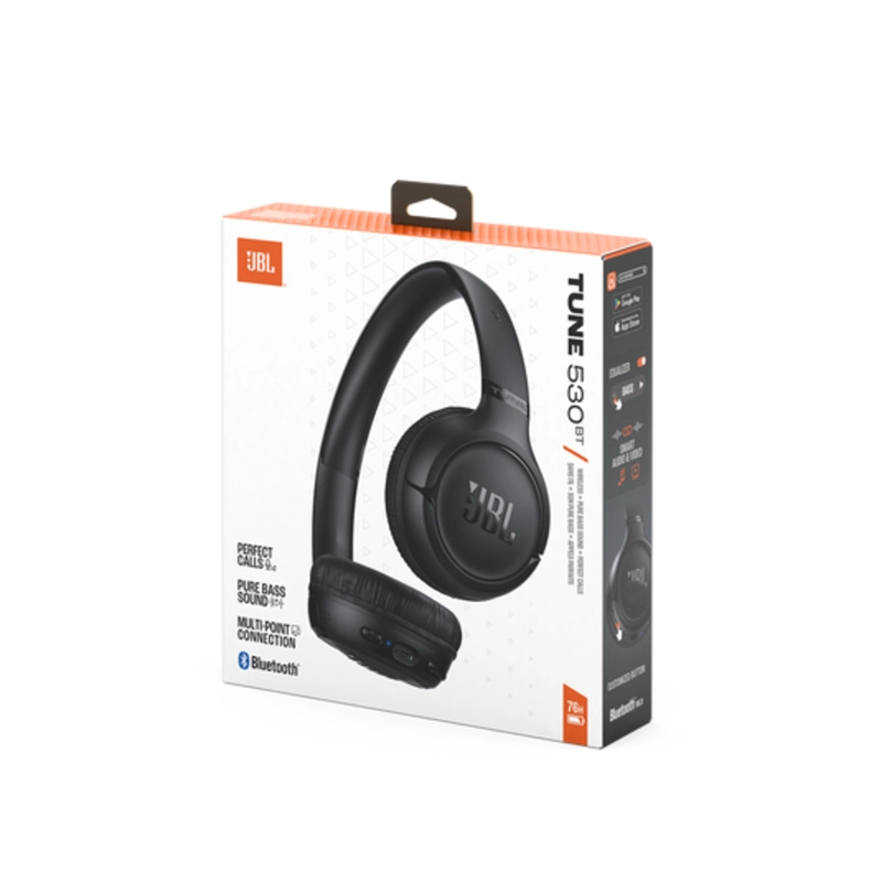 AUDIFONOS JBL TUNE 530BT BLUETOOTH 6.0 76H PURE BASS NEGRO - 6