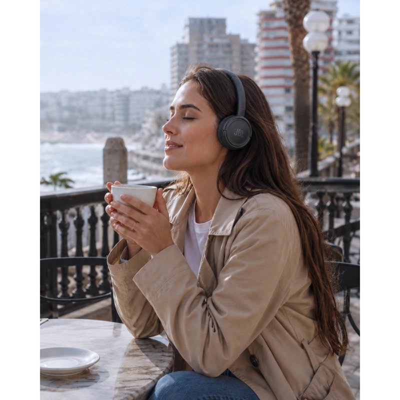AUDIFONOS JBL TUNE 530BT BLUETOOTH 6.0 76H PURE BASS NEGRO - 7