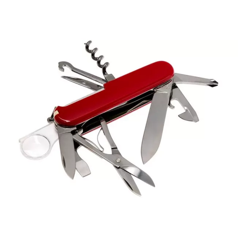 NAVAJA CORTAPLUMA VICTORINOX EXPLORER 16 FUNC ROJA 91MM LUPA - 5