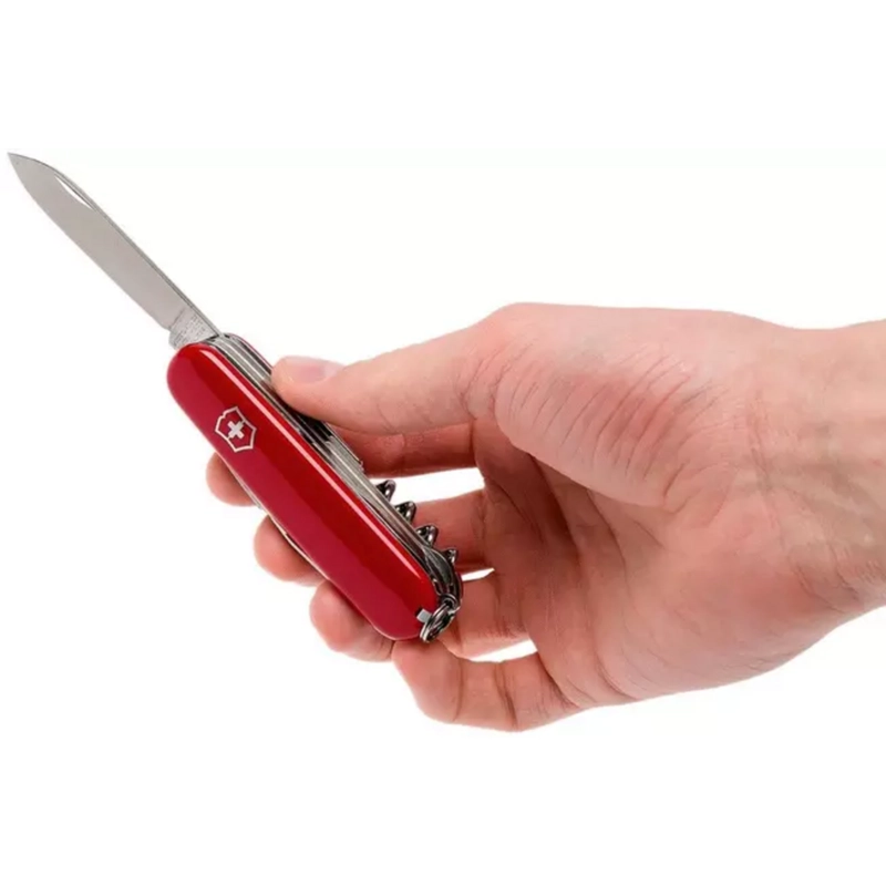 NAVAJA CORTAPLUMA VICTORINOX EXPLORER 16 FUNC ROJA 91MM LUPA - 6