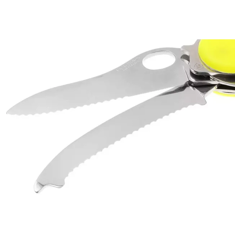 NAVAJA CORTAPLUMA VICTORINOX RESCUE TOOL 111MM AUTO AMARILLA - 2
