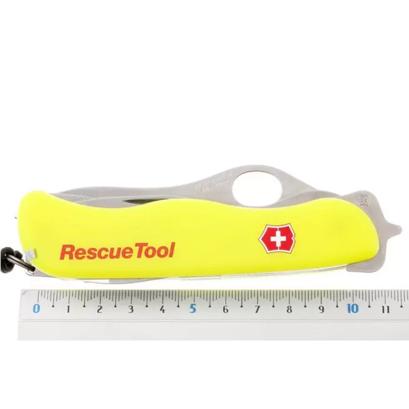 NAVAJA CORTAPLUMA VICTORINOX RESCUE TOOL 111MM AUTO AMARILLA - 3