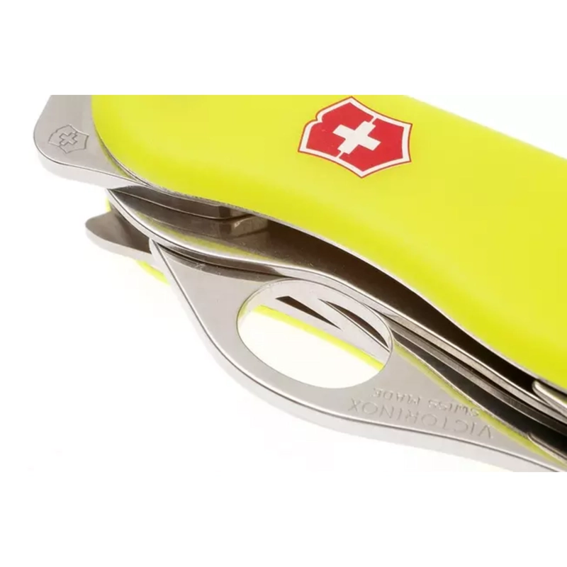 NAVAJA CORTAPLUMA VICTORINOX RESCUE TOOL 111MM AUTO AMARILLA - 5