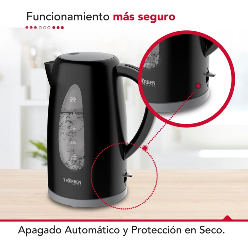 HERVIDOR THORBEN THOR MAGNUM 3000 3L BASE 360 FAMILIAR - 4
