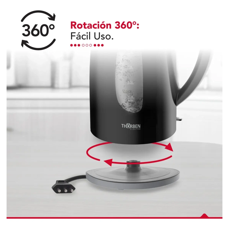 HERVIDOR THORBEN THOR MAGNUM 3000 3L BASE 360 FAMILIAR - 6