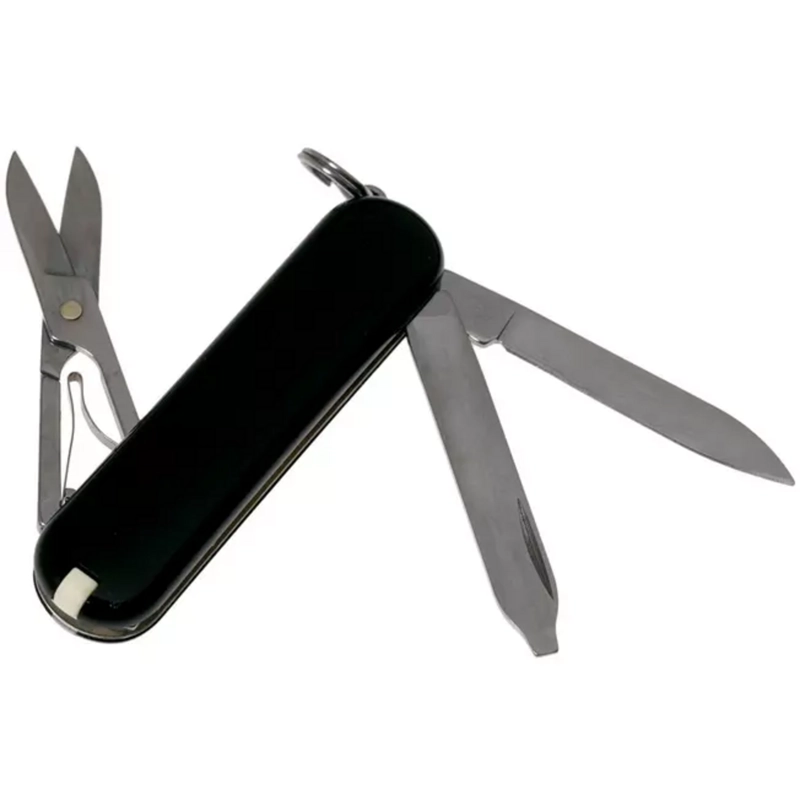 NAVAJA CORTAPLUMAS VICTORINOX CLASSIC SD 58MM 7 FUNC NEGRA - 2