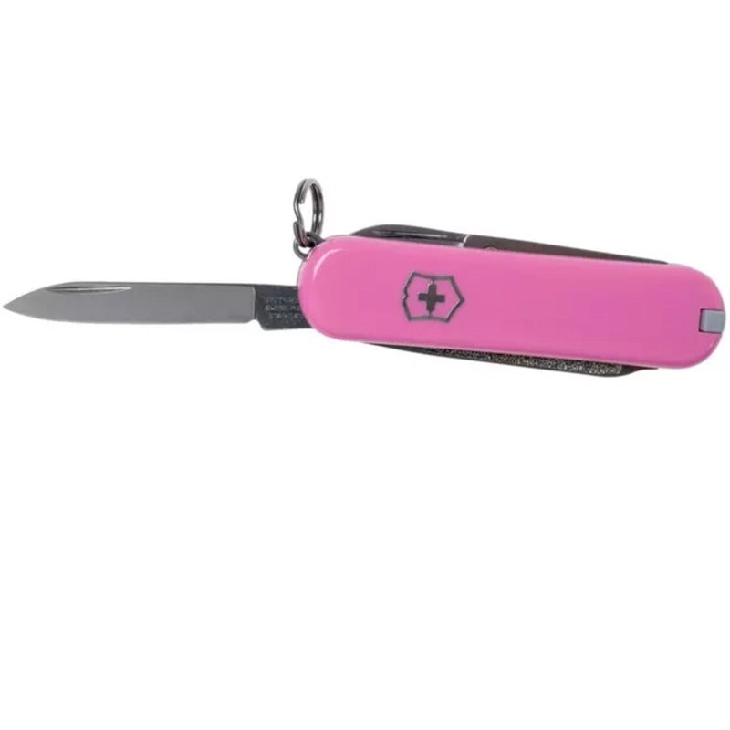 NAVAJA CORTAPLUMA VICTORINOX CLASSIC SD 7 FUNC 58MM ROSADA - 4