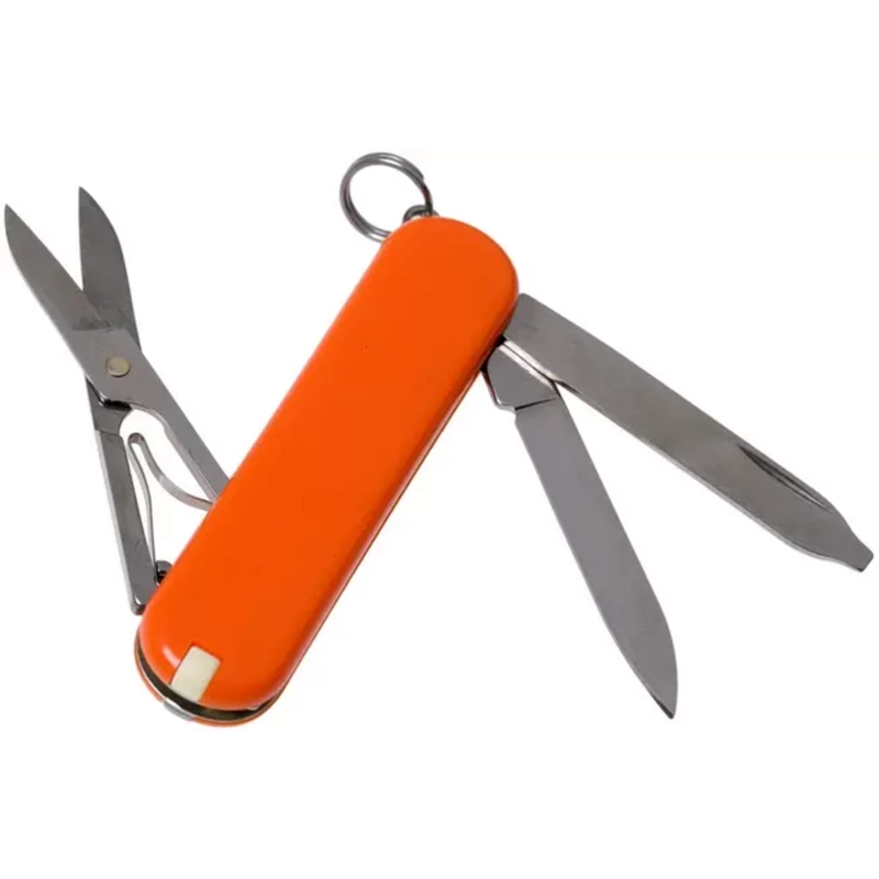 NAVAJA CORTAPLUMA VICTORINOX CLASSIC SD 58MM 7 FUNC NARANJA - 2