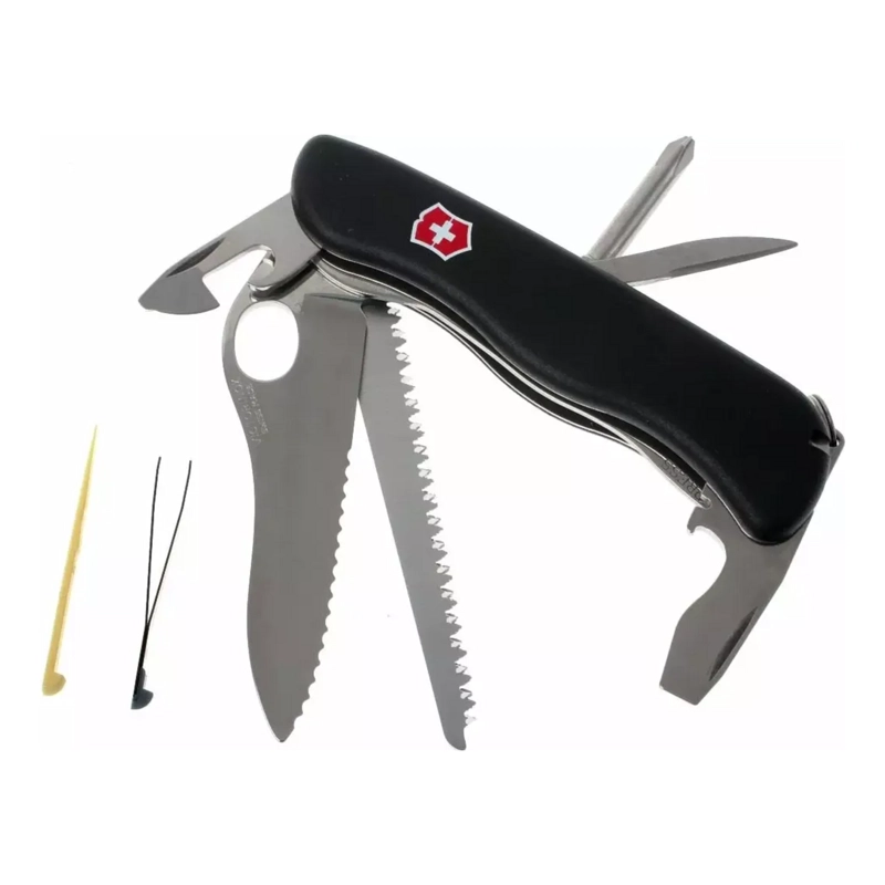 NAVAJA CORTAPLUMA VICTORINOX TRAILFINDER 111MM 12 FUNC NEGRA - 4