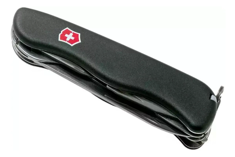 NAVAJA CORTAPLUMA VICTORINOX OUTRIDER HOJA BLOQUEABLE NEGRA NEGRO - 2
