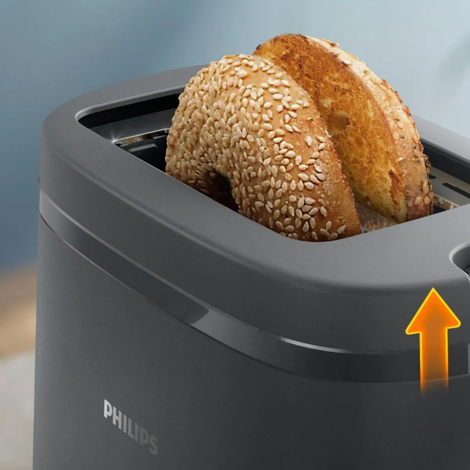 TOSTADOR PHILIPS 2 REBANADAS 650W 6 NIVELES NEGRO SERIE 1000 - 8