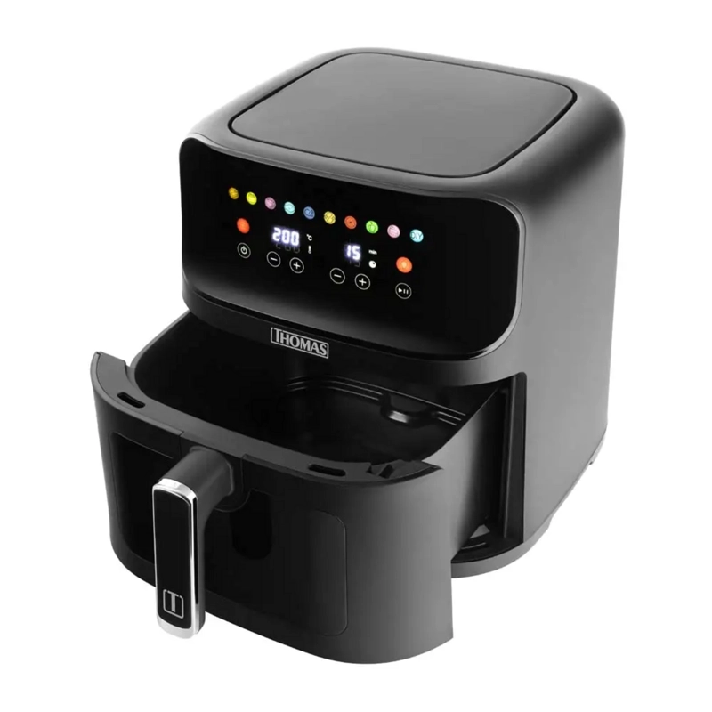 FREIDORA AIR FRYER THOMAS 8L DIGITAL TOUCH VENTANA 1700W - 8