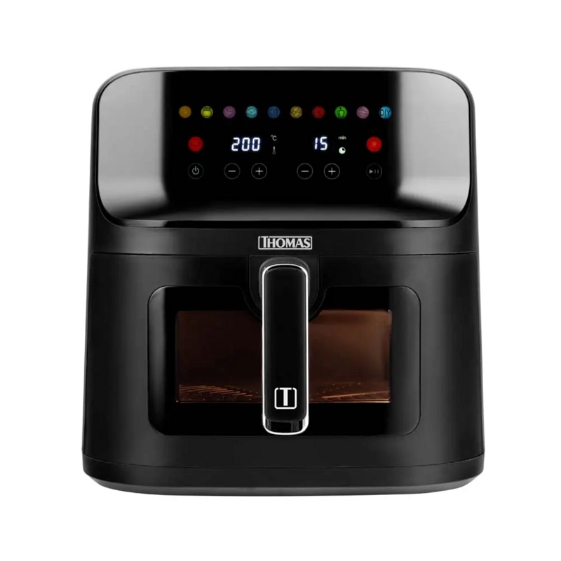 FREIDORA AIR FRYER THOMAS 8L DIGITAL TOUCH VENTANA 1700W - 9