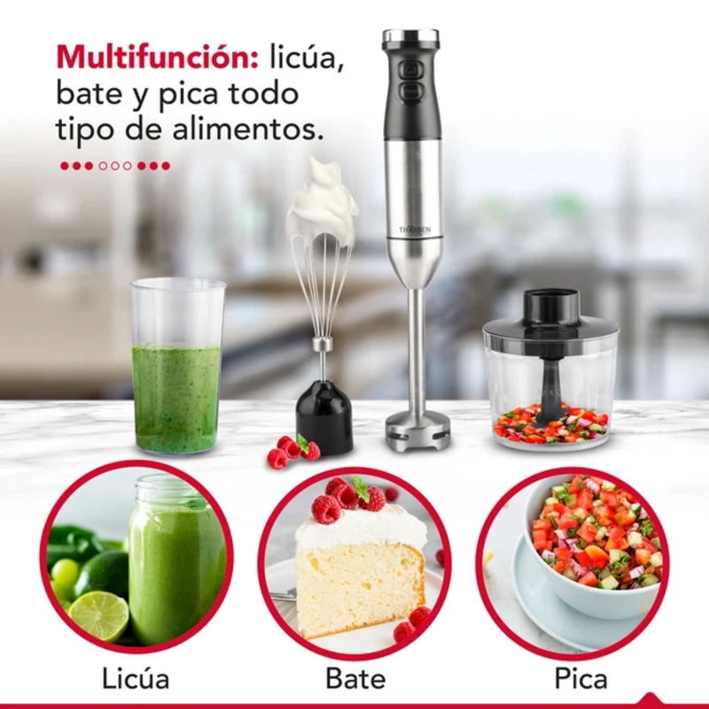 MINIPIMER THORBEN THOR HB 600 PICADORA BATIDOR VASO 700ML - 4