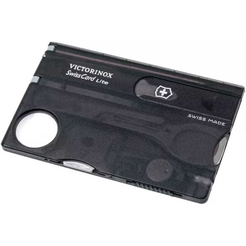 TARJETA VICTORINOX SWISSCARD LITE NEGRA 13 FUNCIONES LED - 1