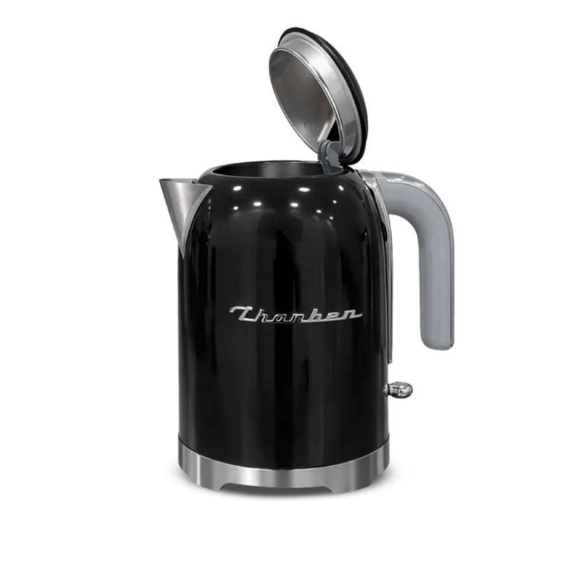 HERVIDOR THORBEN RETRO STYLE NEGRO 1,7L ACERO INOX 360 - 7