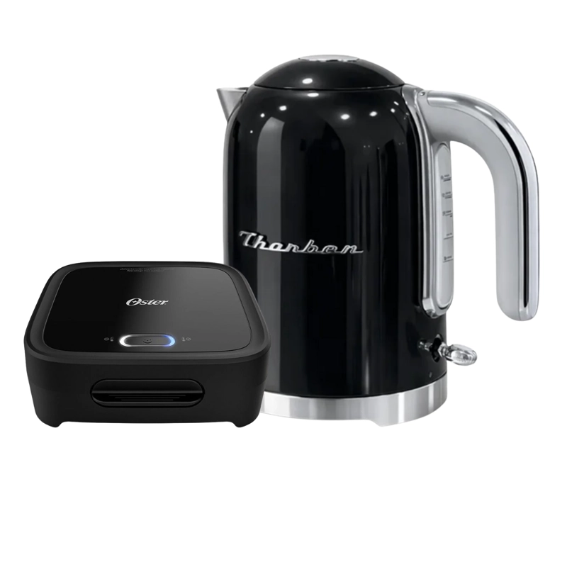SANDWICHERA OSTER VIRAL CON HERVIDOR THORBEN RETRO 1,7L - 1
