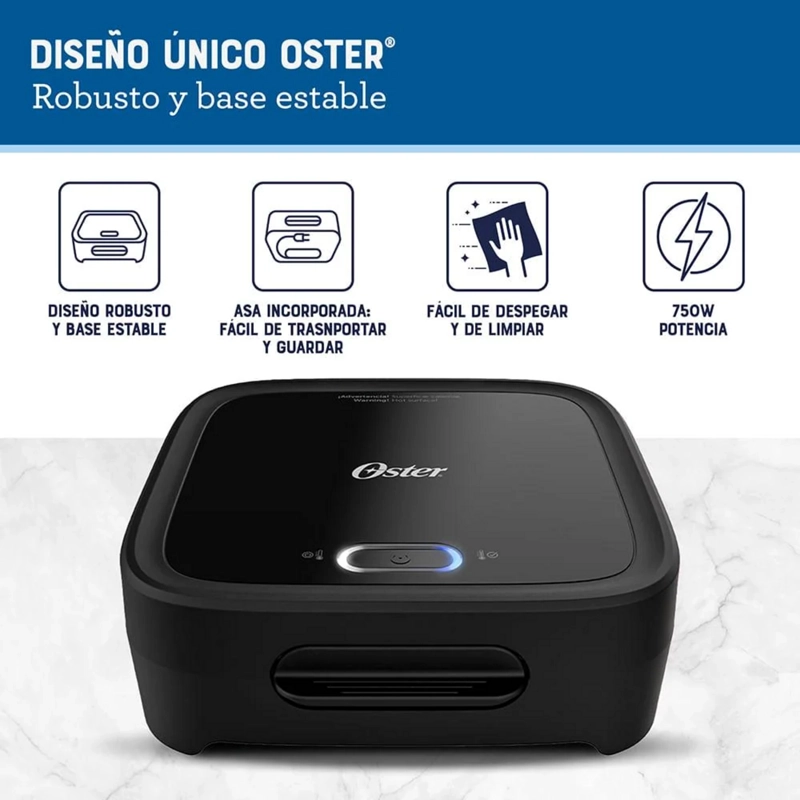 SANDWICHERA OSTER VIRAL CON HERVIDOR THORBEN RETRO 1,7L - 9