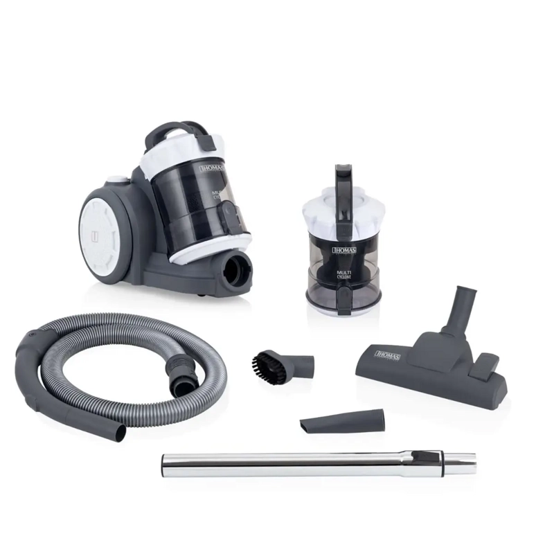 ASPIRADORA THOMAS TH-2202BL 1400W HEPA SIN BOLSA 0,8L GRIS - 8