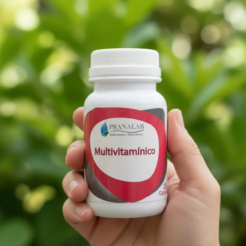 MULTIVITAMINICO PRANALAB PACK 3 FRASCOS 90 CÁPSULAS - 5