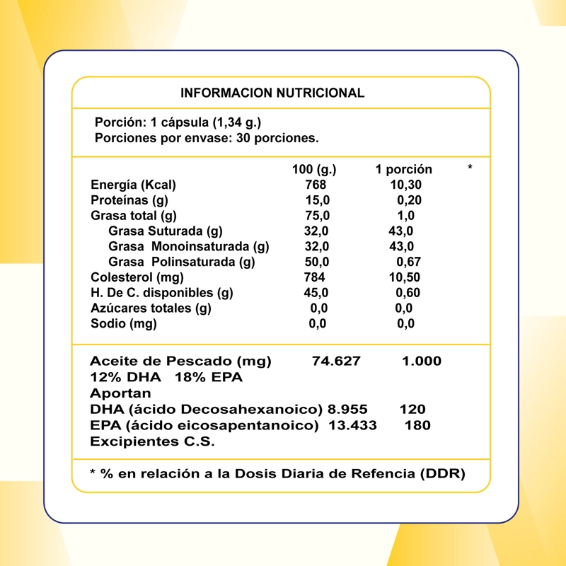 OMEGA 3 PACK 3 FRASCOS 90 CÁPSULAS - 6
